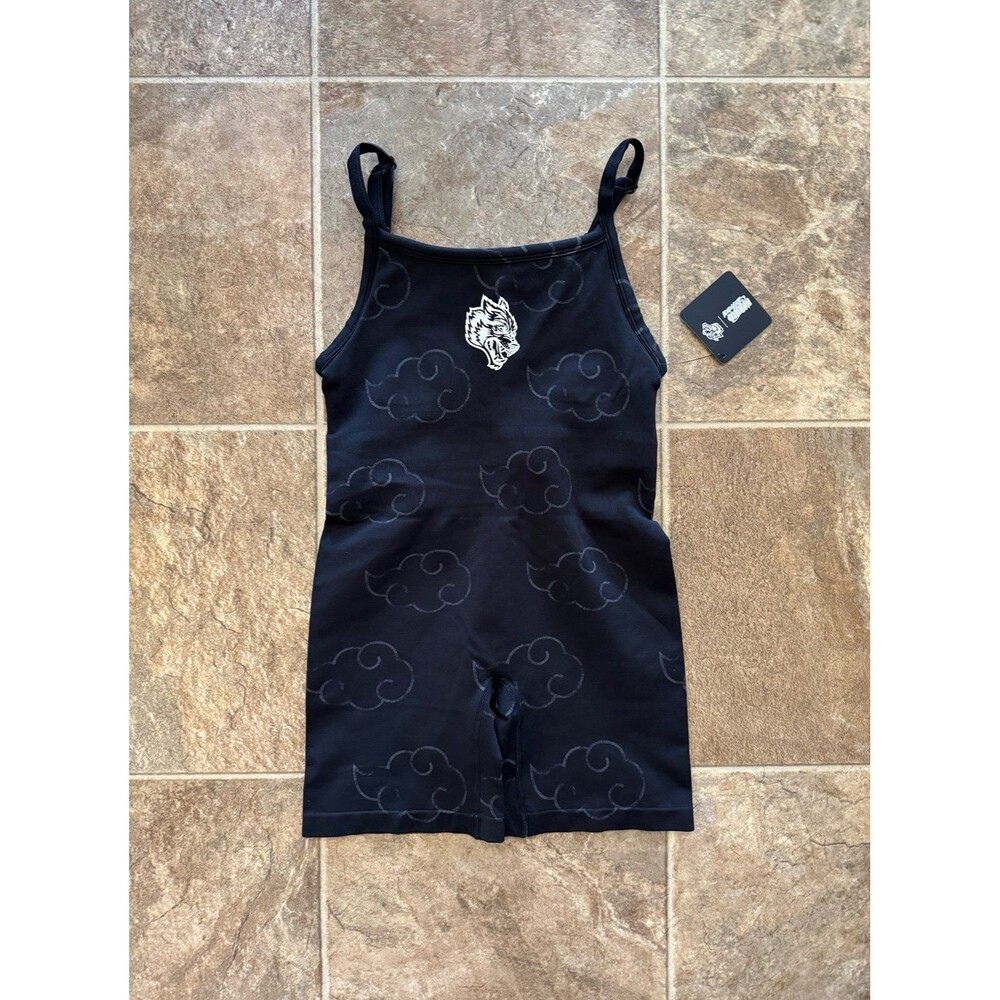 Darc Sport Naruto Floating Sonya Everson Seamless Bodysuit Black Size Small
